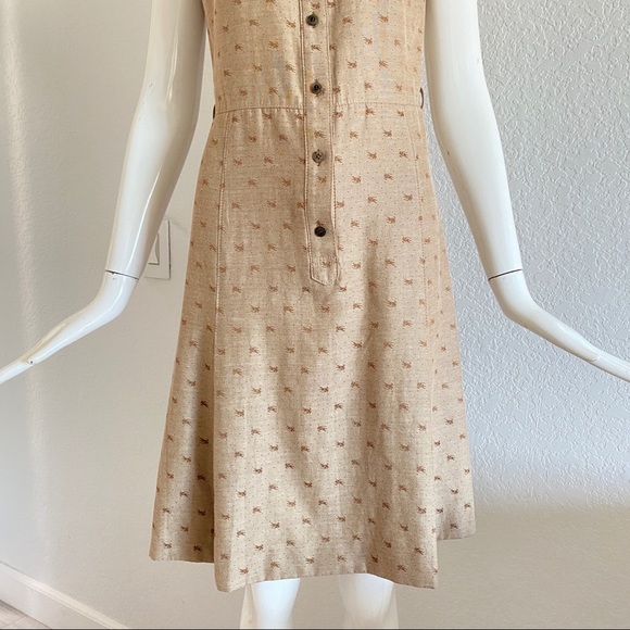 Burberry logo print shirt dress - Picture 3 of 10